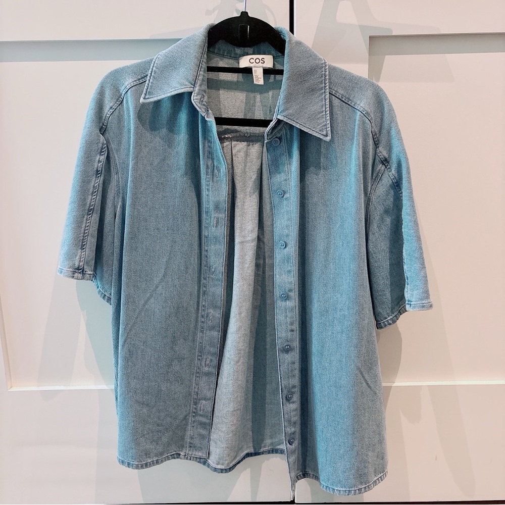 COS Light Blue Button Down Shirt